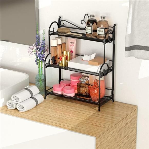 Bathroom Organizer Countertop 3 Tier Spice Rack Organizer, Counter Organization - Picture 2 of 7